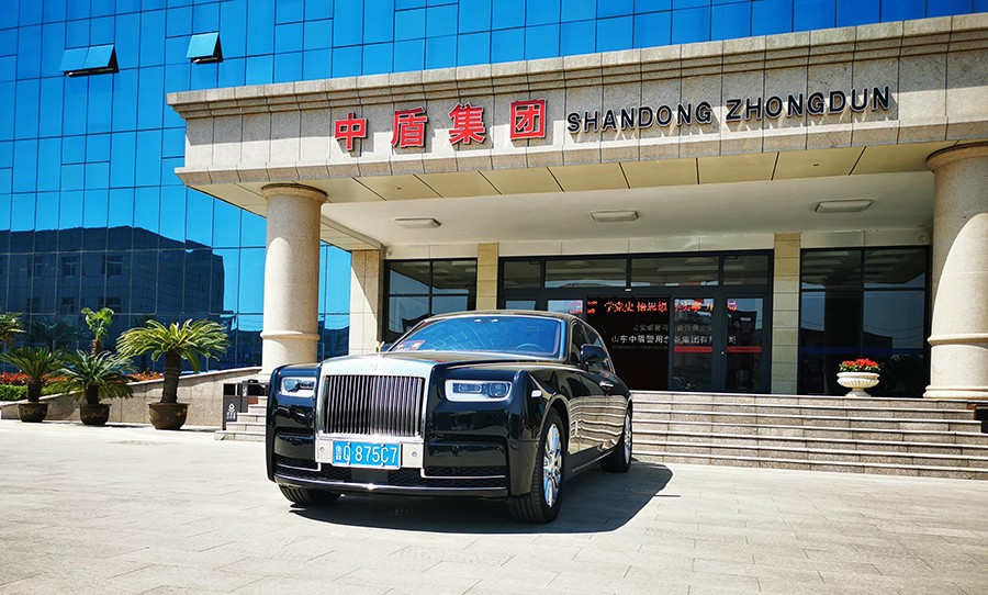 我公司喜提贵宾接待车-劳斯莱斯幻影加长版